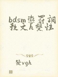 bdsm惩罚调教文h双性