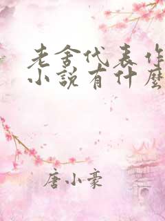 老舍代表作长篇小说有什么 老舍代表作长篇小说有什么