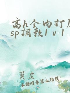 高h全肉打屁股sp调教1ⅴ1