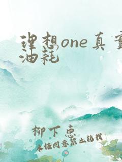 理想one真实油耗 理想one真实油耗