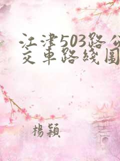 江津503路公交车路线图