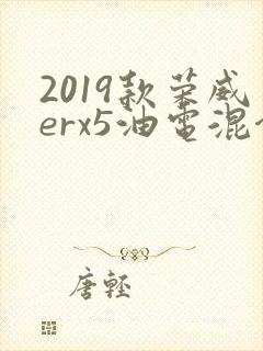 2019款荣威erx5油电混合