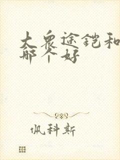 大众途铠和朗逸哪个好