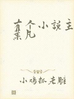 有个小说主角叫叶凡