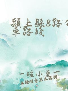 颍上县8路公交车路线
