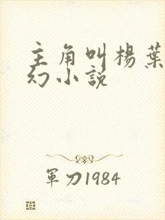主角叫杨叶的玄幻小说