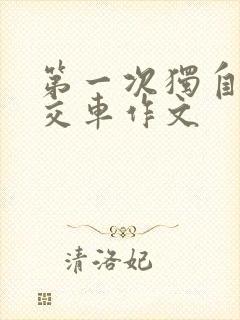 第一次独自坐公交车作文
