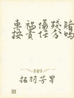 车祸伤残赔偿金按责任分吗