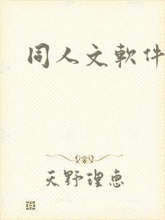同人文软件小说