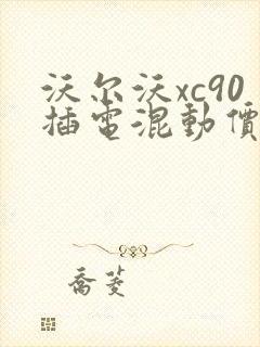 沃尔沃xc90插电混动价格2024款报价