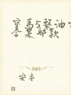 宝马5系油电混合是哪款