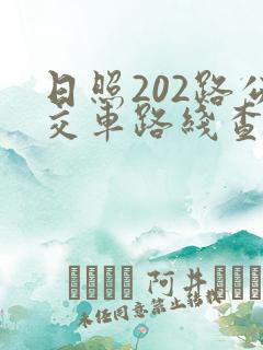 日照202路公交车路线查询 日照202路公交车路线查询