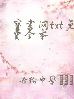 宝书网txt免费全本