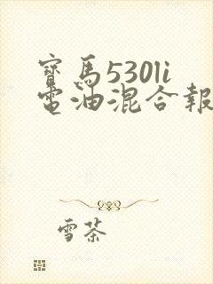 宝马530li电油混合报价