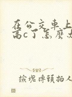 在公交车上弄到高c了怎么办