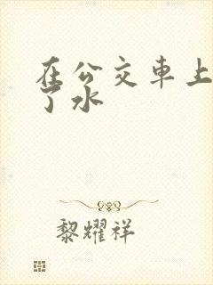 在公交车上撞出了水
