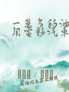 一万多的油电两用电动汽车