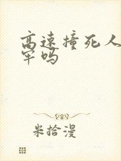 高速撞死人要坐牢吗