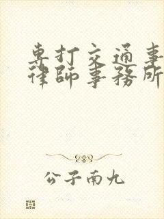 专打交通事故的律师事务所