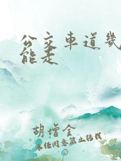 公交车道几点不能走