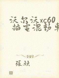 沃尔沃xc60 插电混动车子新款 沃尔沃xc60 插电混动车子新款