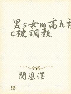 男s女m高h被c被调教