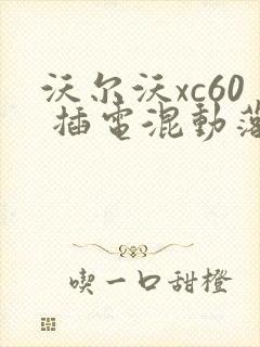 沃尔沃xc60 插电混动落地多少钱一辆