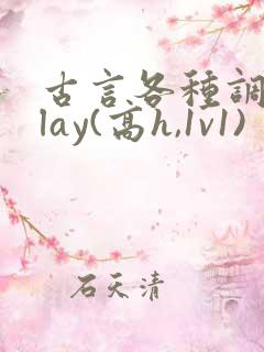 古言各种调教play(高h,1v1)