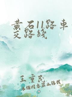 黄石11路车公交路线 黄石11路车公交路线