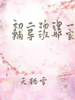初二物理一对一辅导班哪家好