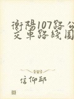 衡阳107路公交车路线图 衡阳107路公交车路线图