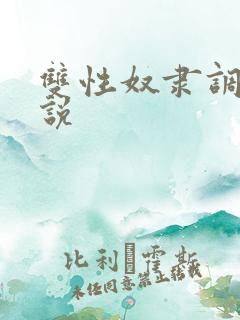 双性奴隶调教小说 双性奴隶调教小说