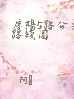 庆阳5路公交车路线图