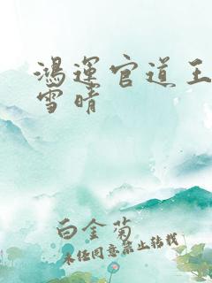 鸿运官道王洋孙雪晴