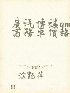 广汽传祺gm6商务车价格