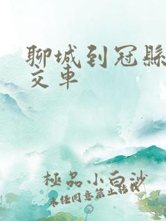 聊城到冠县的公交车