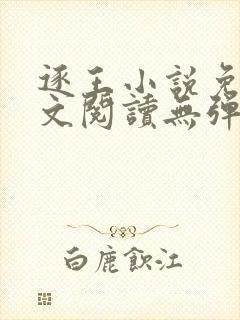 逐王小说免费全文阅读无弹窗