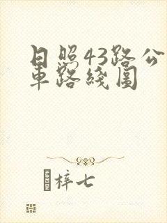 日照43路公交车路线图