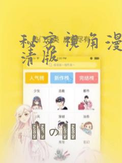 秘密视角漫画高清版：结局+番外