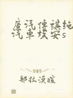 广汽传祺纯电动汽车埃安s