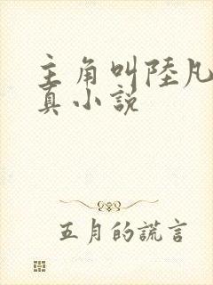 主角叫陆凡的修真小说
