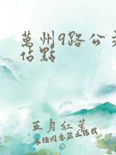 万州9路公交车站点