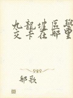 九龙坡区学生公交卡在哪里办