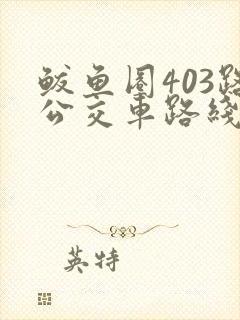 鲅鱼圈403路公交车路线图