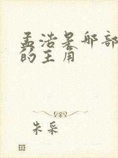 孟浩是哪部小说的主角