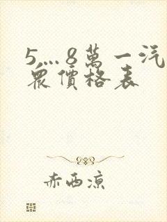 5…8万一汽大众价格表