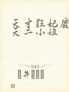 天才狂妃废材逆天二小姐