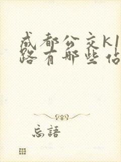 成都公交k11路有哪些站点