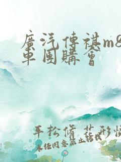 广汽传祺m8汽车团购会
