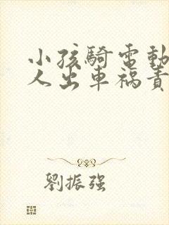 小孩骑电动车带人出车祸责任
